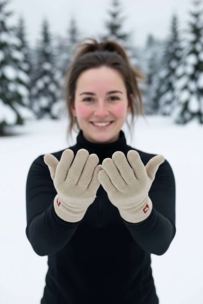 Alpaka Fingerhandschuhe UNI 100% Alpaka