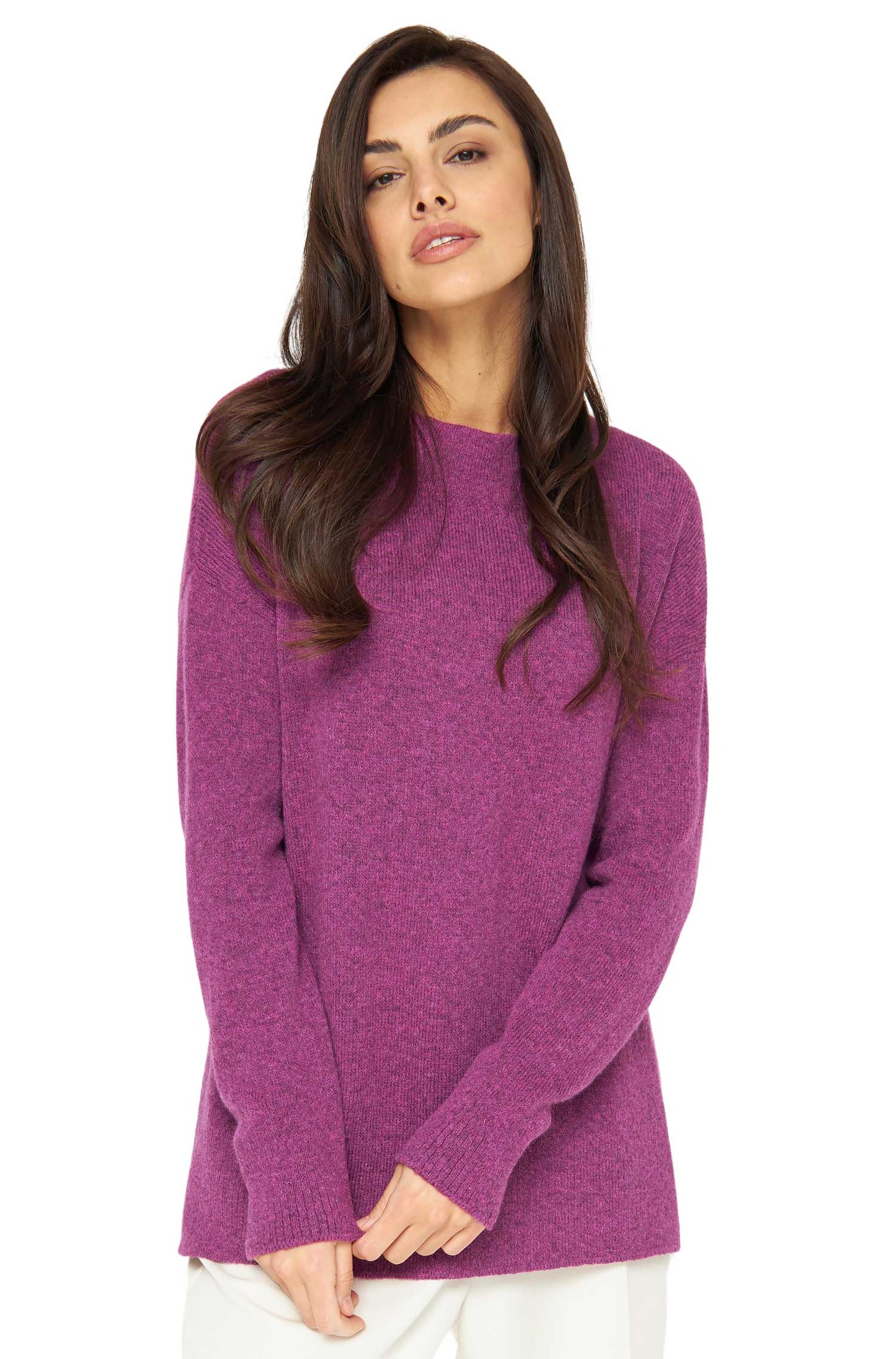 Alpaka Pullover GRAZIA fuchsia