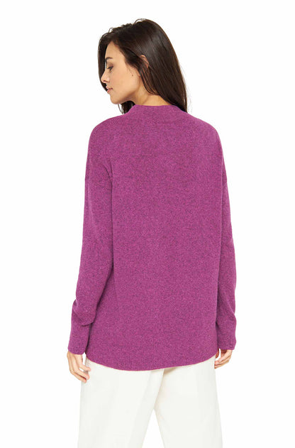 Alpaka Pullover GRAZIA fuchsia