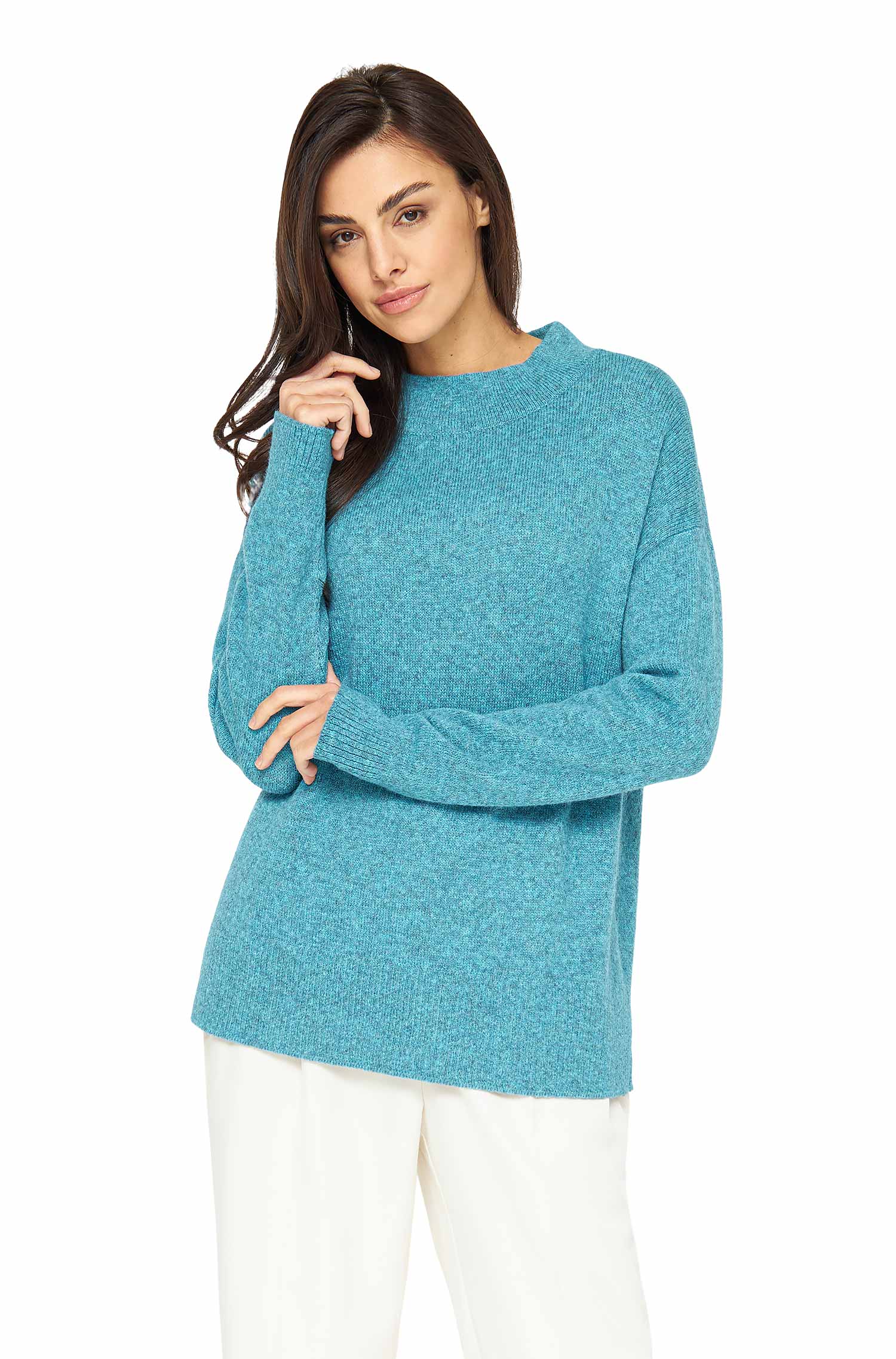Alpaka Pullover GRAZIA türkis