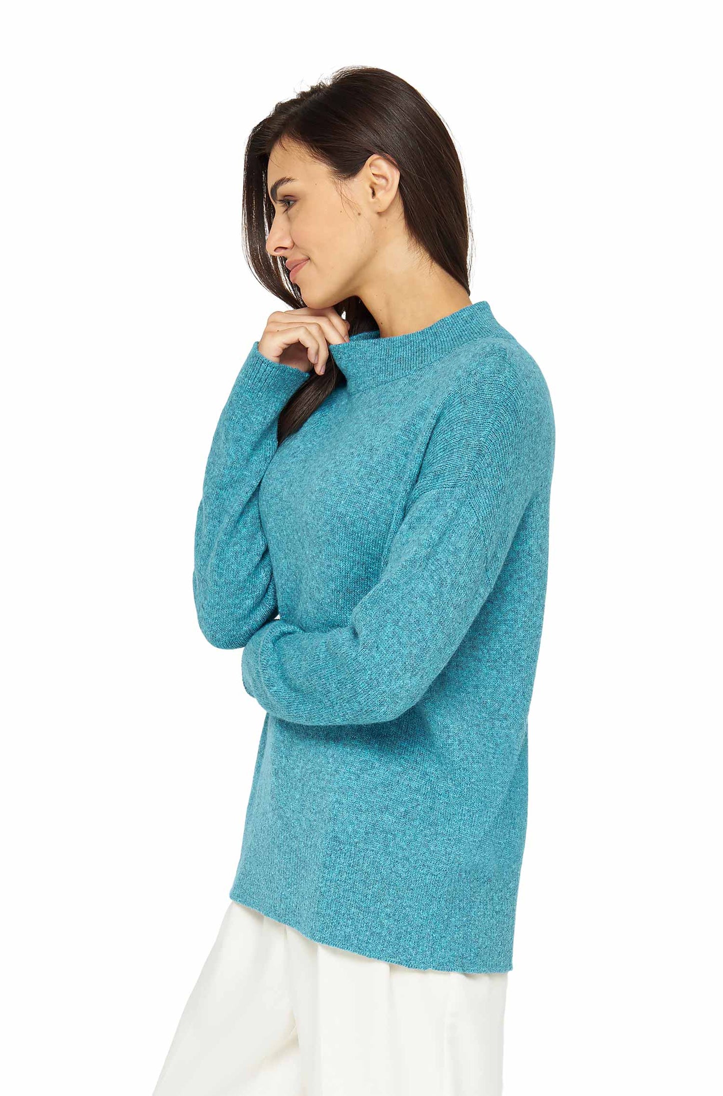 Alpaka Pullover GRAZIA türkis
