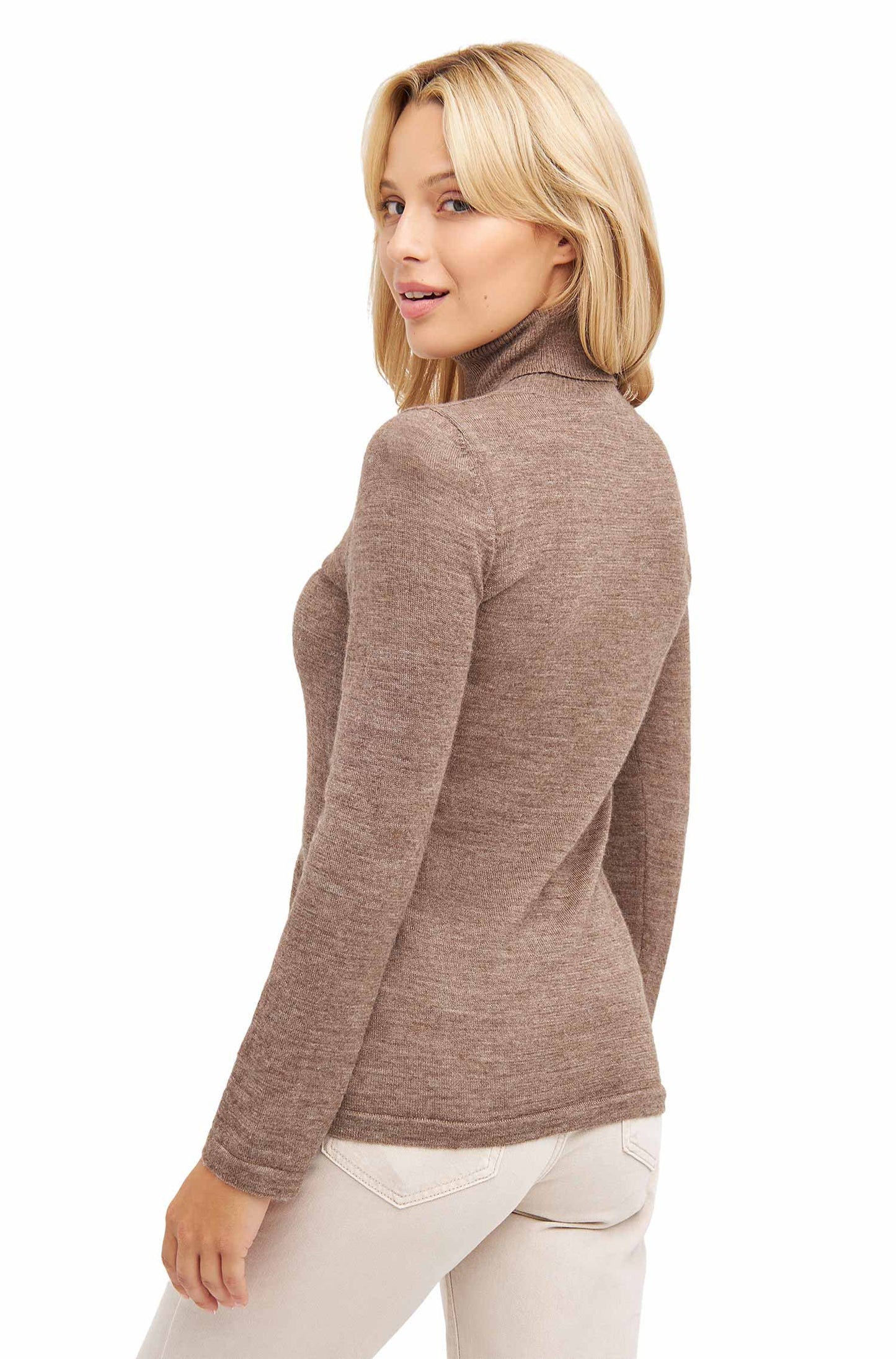 Alpaka Pullover MADAI Damen sand
