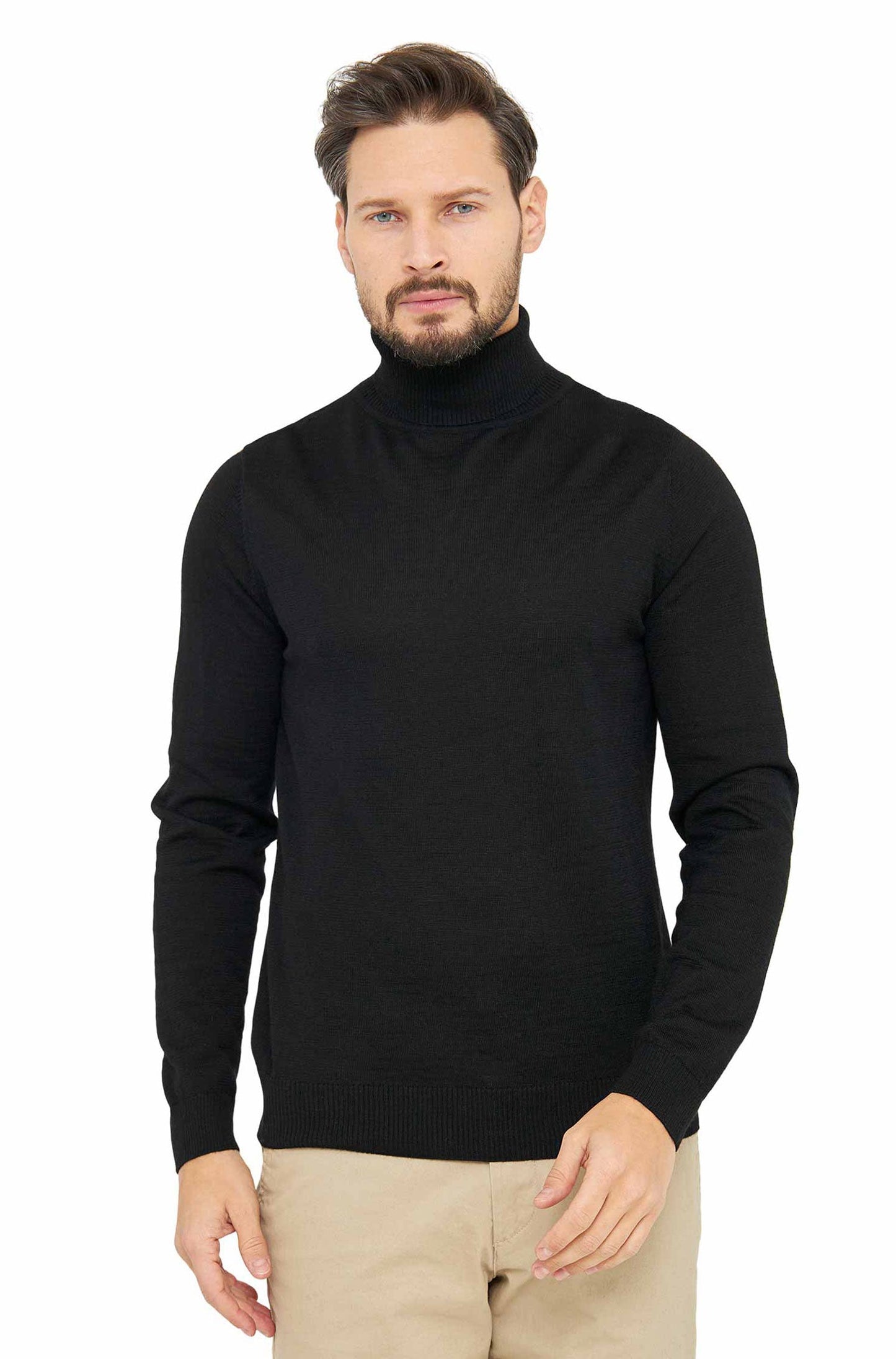 Alpaka Pullover MADAI Herren schwarz