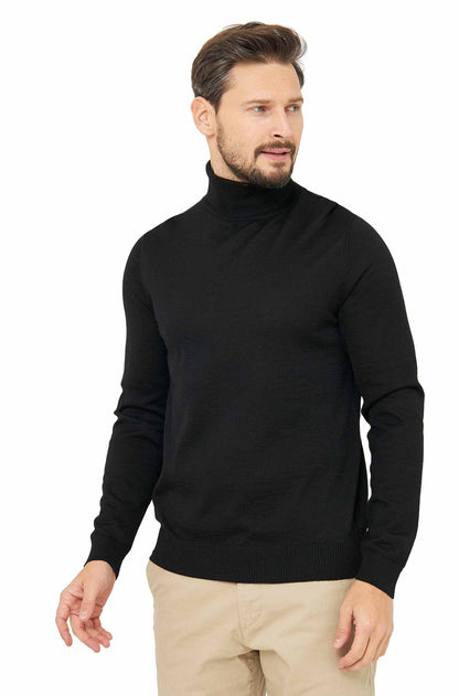 Alpaka Pullover MADAI Herren schwarz