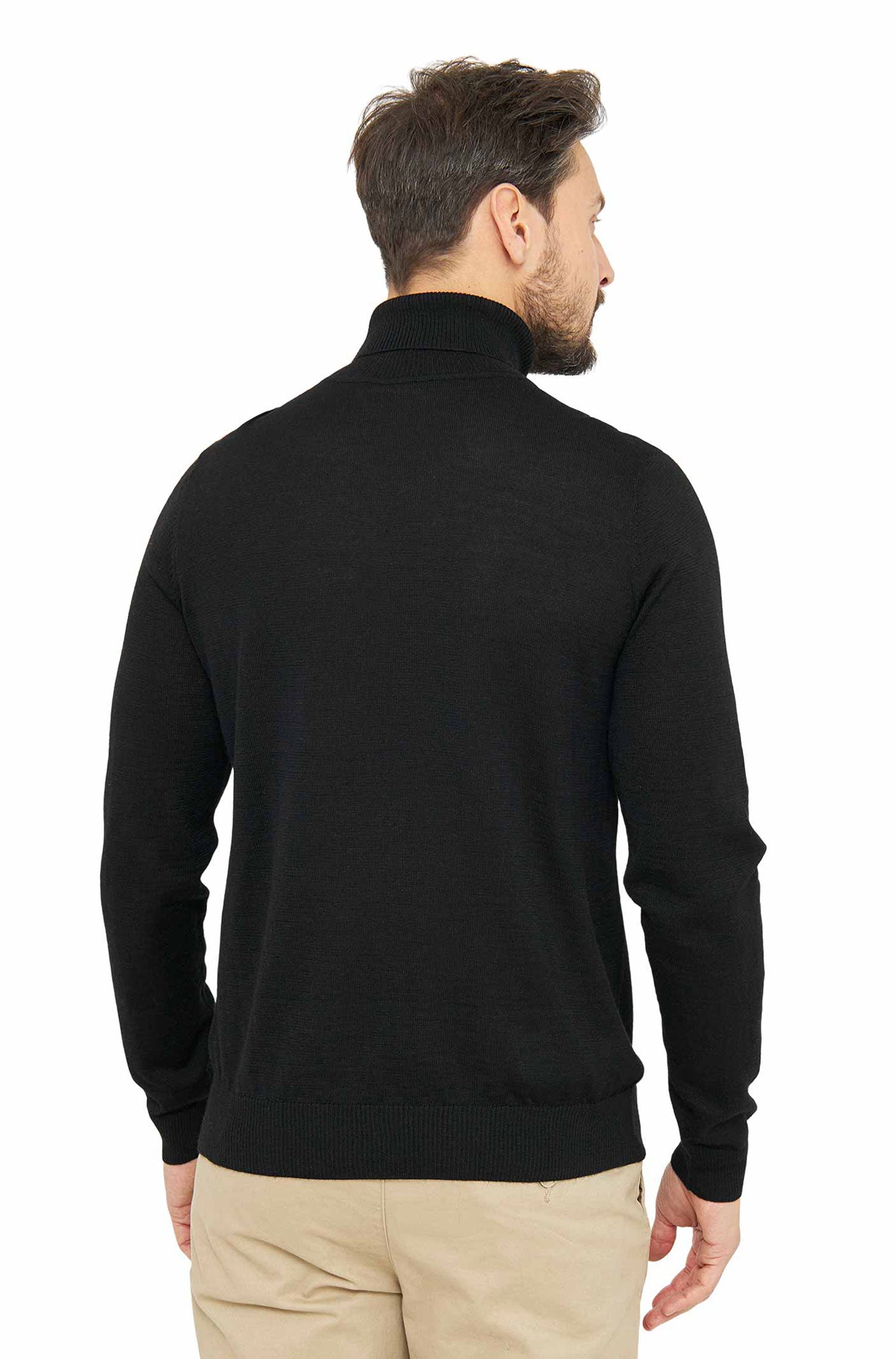 Alpaka Pullover MADAI Herren schwarz