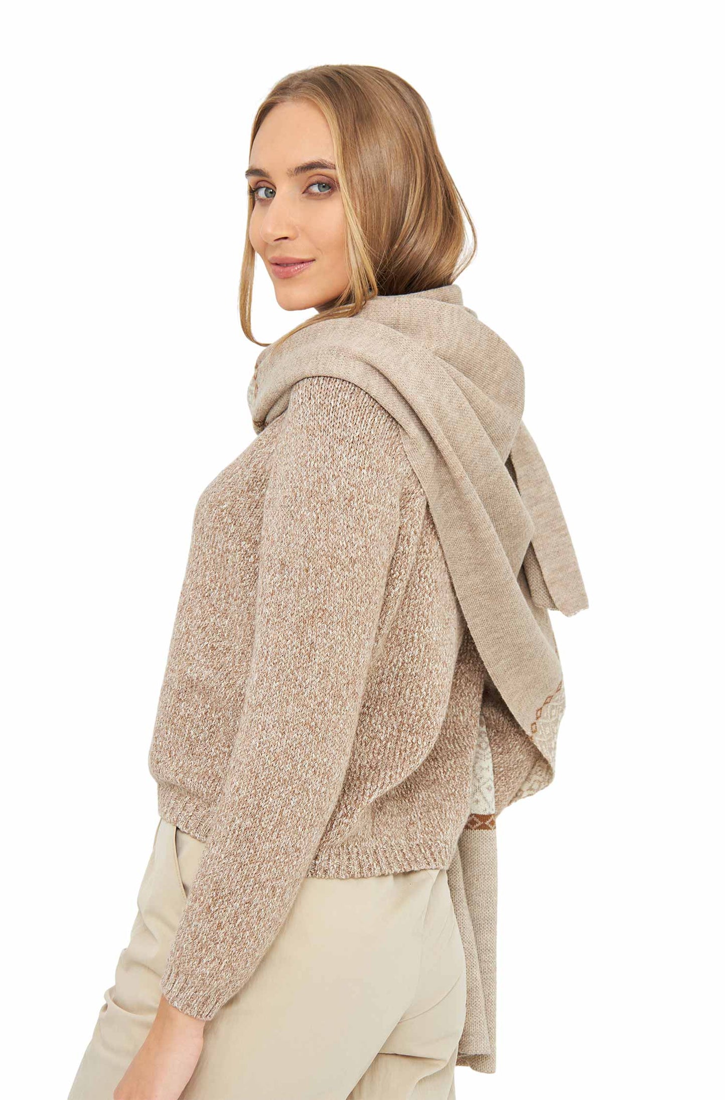 Alpaka Strick-Schal CARLY - 100% Alpaka