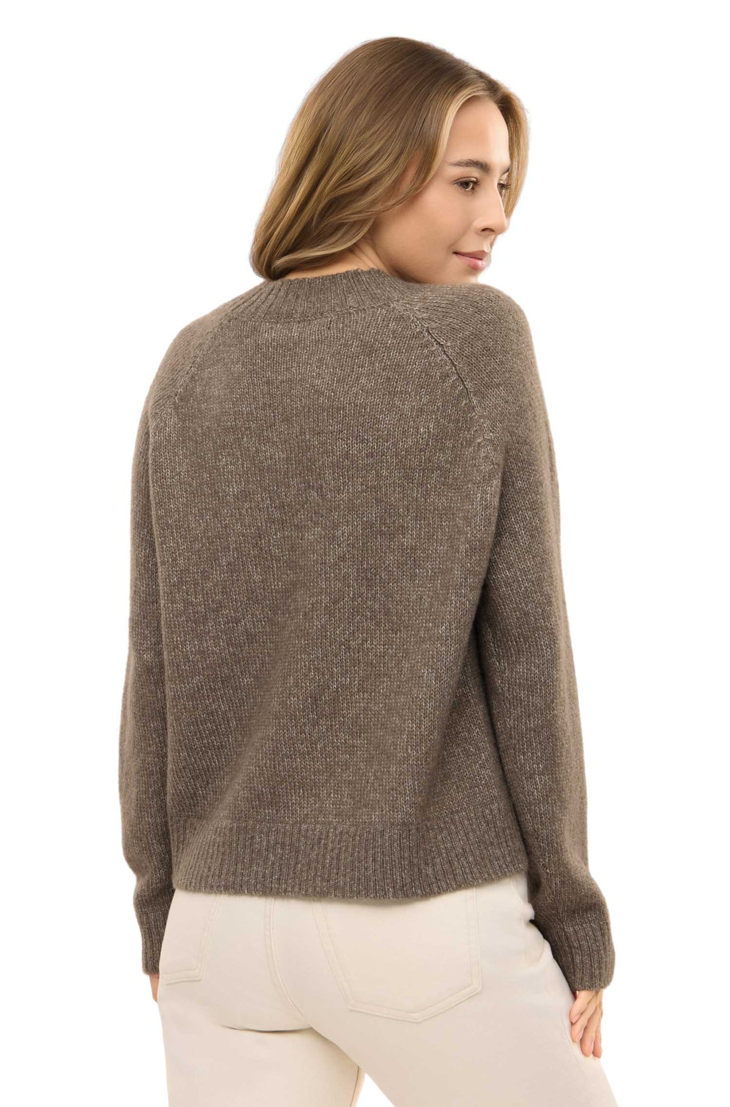 Alpaka Pullover ELLA taupe