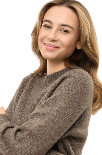 Alpaka Pullover ELLA taupe