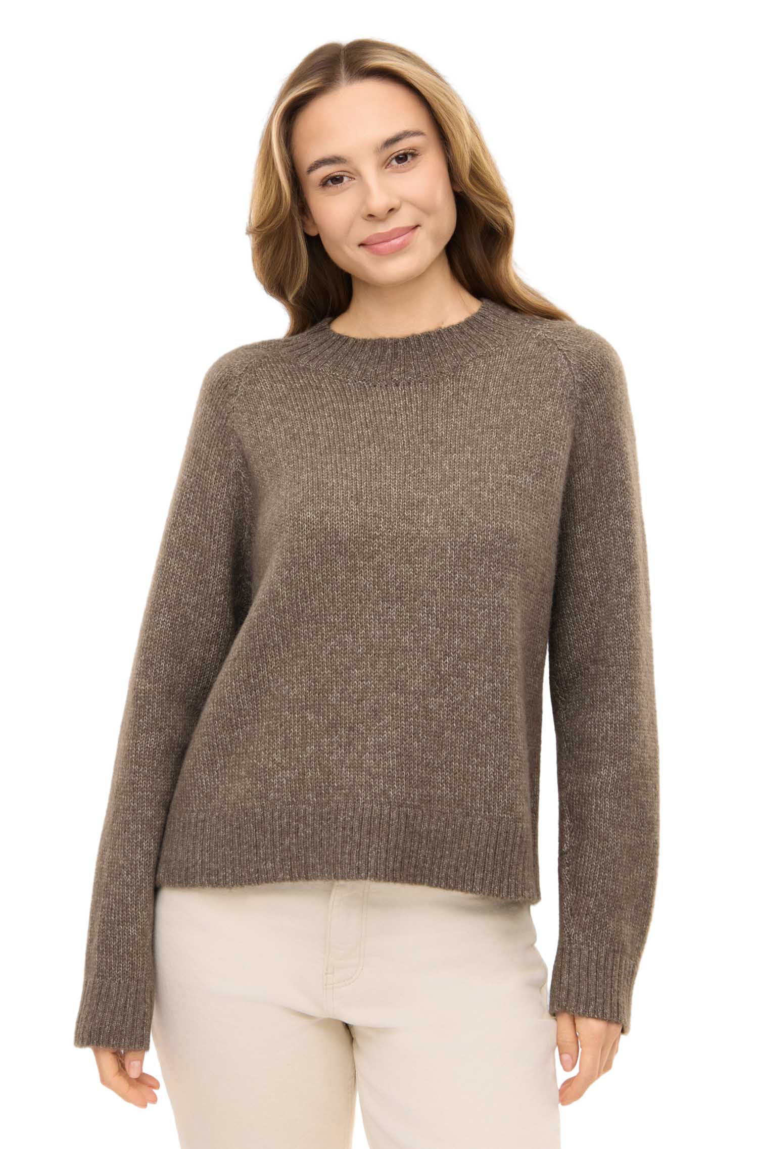 Alpaka Pullover ELLA taupe