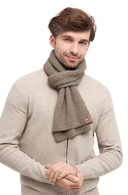 Alpaka Schal PACA - 87% Alpaka & 13% Merino taupe one-size