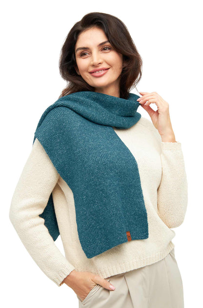 Alpaka Schal PACA - 87% Alpaka & 13% Merino ultramarin one-size