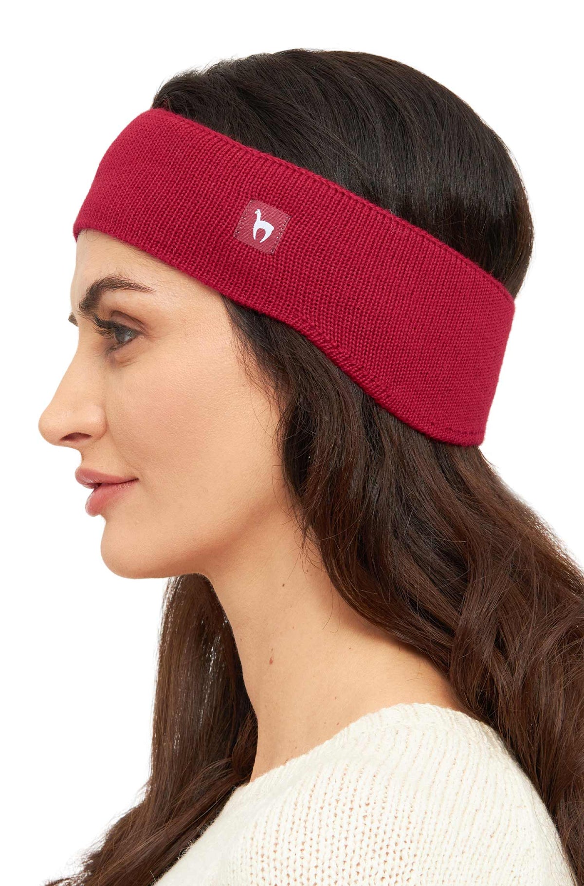 Alpaka Stirnband UNI mit Ohrenklappen - 100% Alpaka
