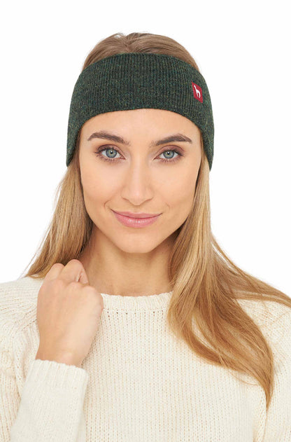 Alpaka Stirnband UNI mit Ohrenklappen - 100% Alpaka