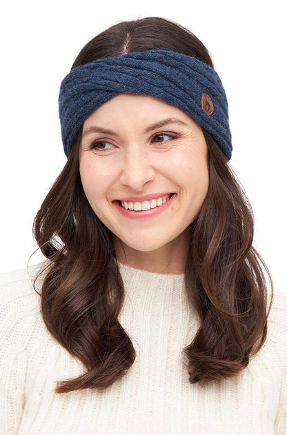 Alpaka Stirnband SUAVE mit Twist - 100% Alpaka