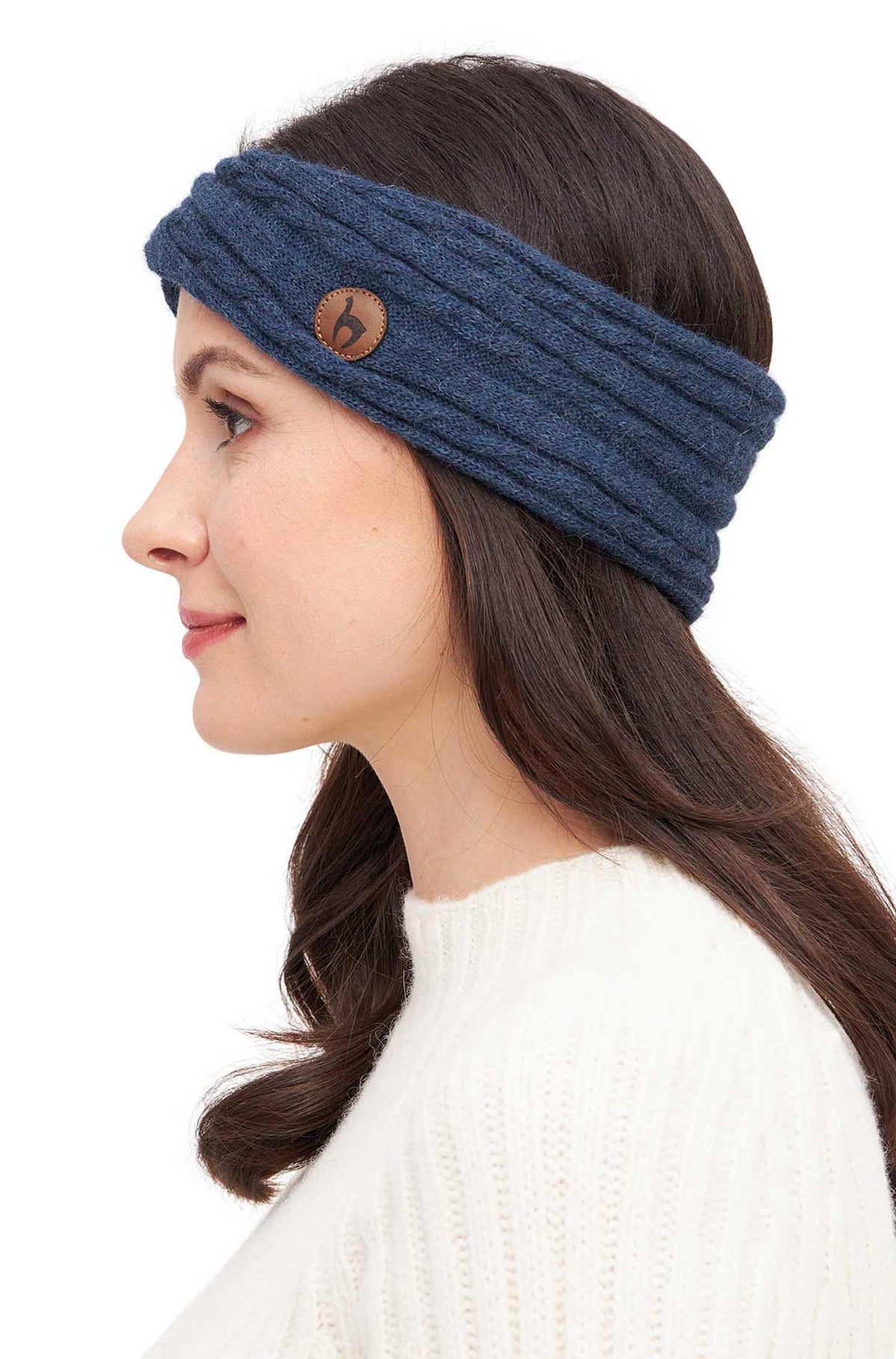 Alpaka Stirnband SUAVE mit Twist - 100% Alpaka