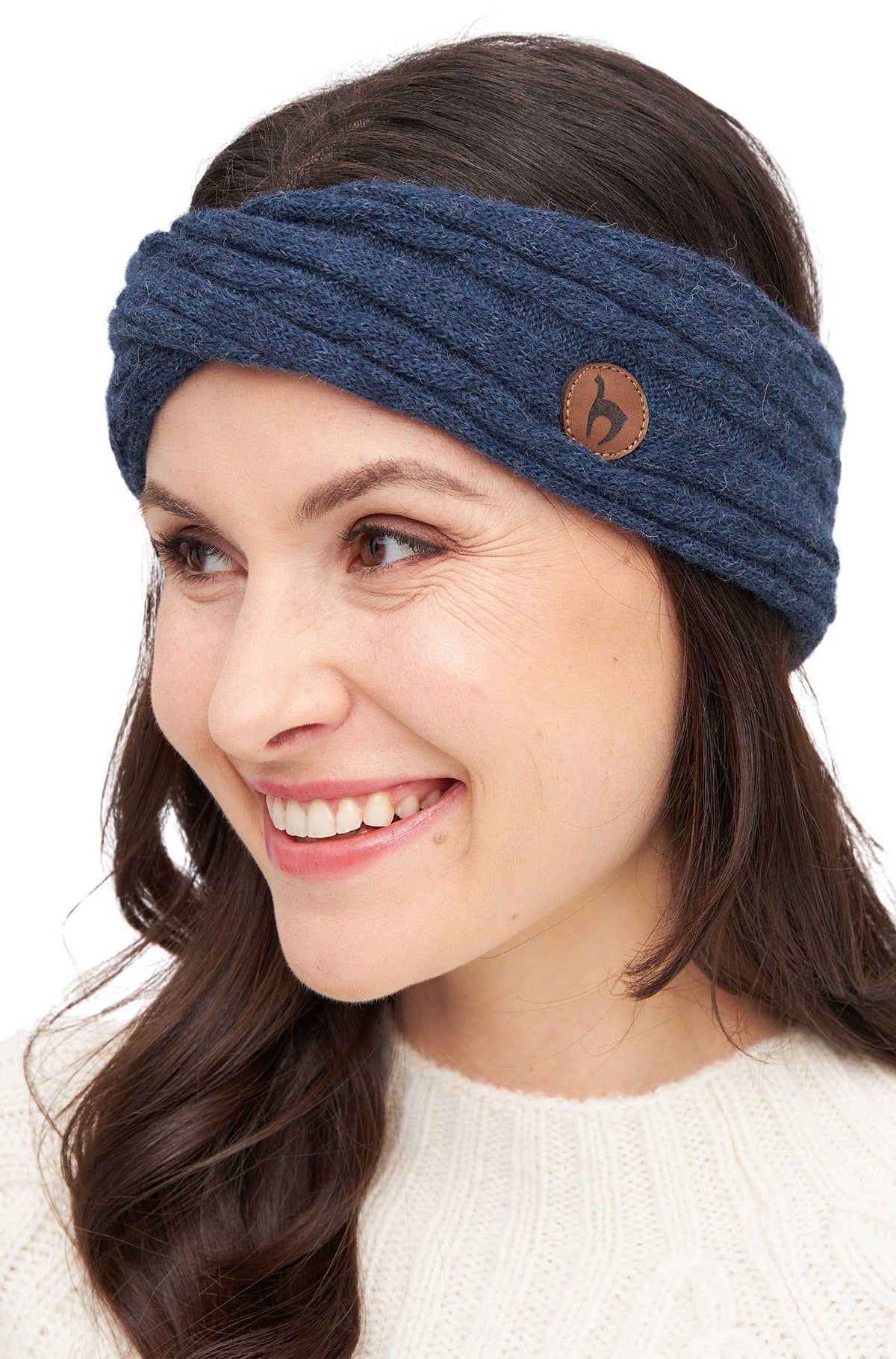 Alpaka Stirnband SUAVE mit Twist - 100% Alpaka