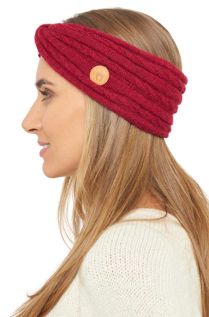 Alpaka Stirnband SUAVE mit Twist - 100% Alpaka