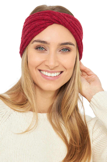 Alpaka Stirnband SUAVE mit Twist - 100% Alpaka