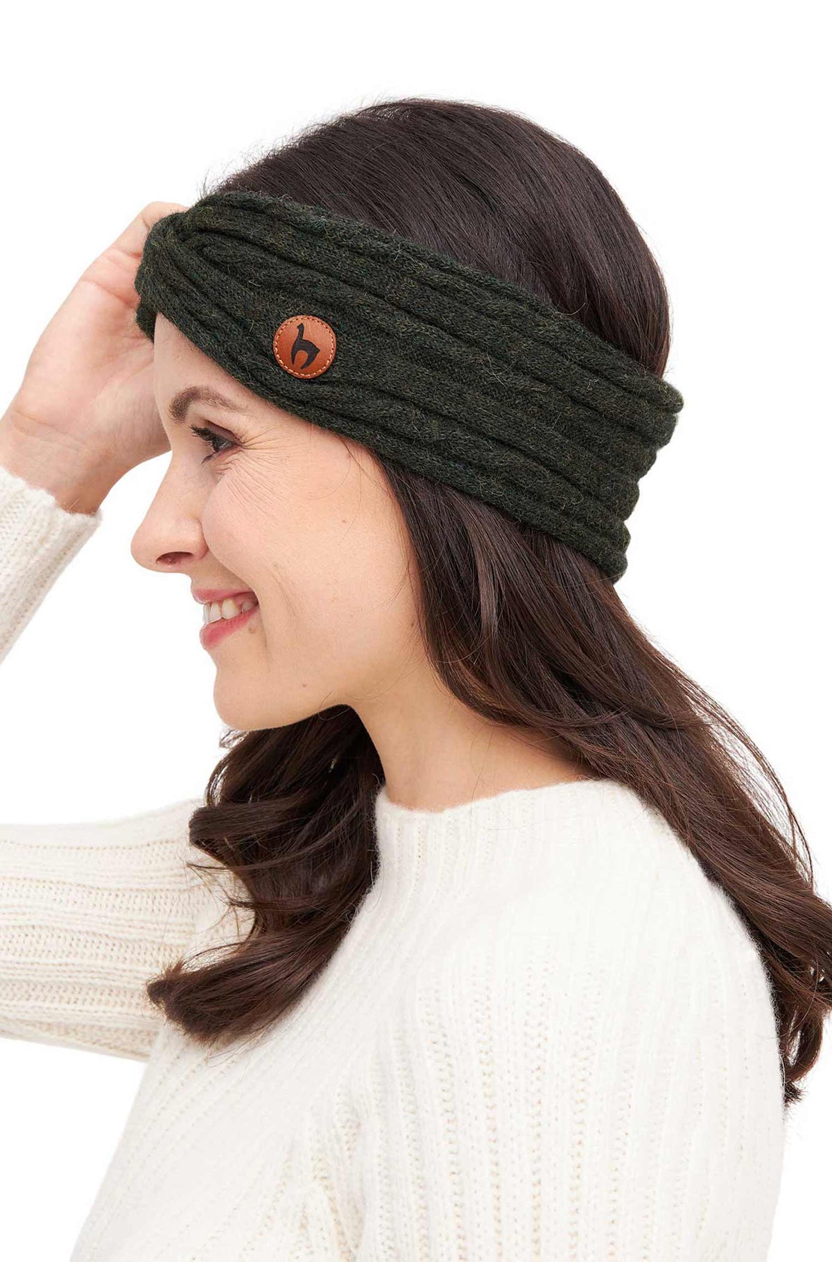 Alpaka Stirnband SUAVE mit Twist - 100% Alpaka