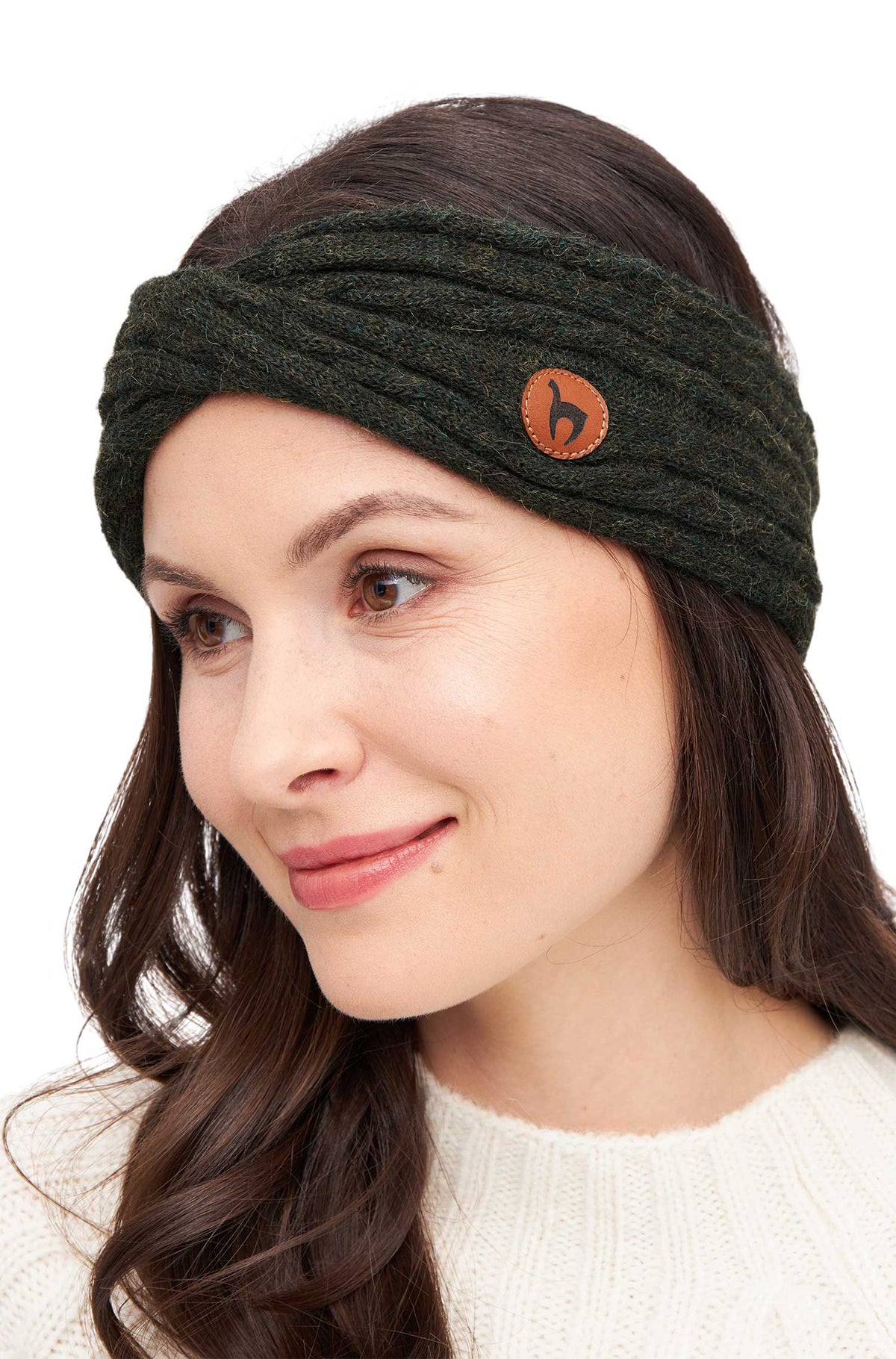 Alpaka Stirnband SUAVE mit Twist - 100% Alpaka