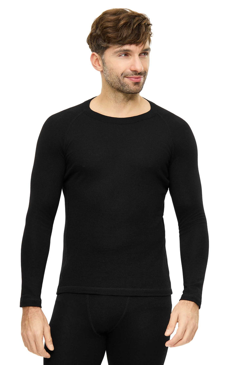 Alpaka Thermo-Shirt PEDRO schwarz