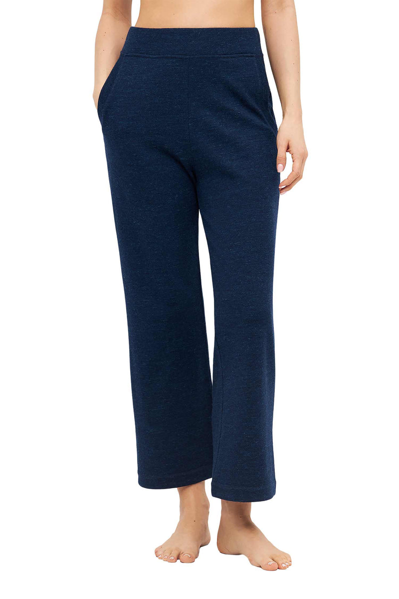 Alpaka Lounge-Hose THERMO Damen navy