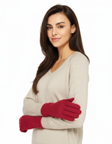 Alpaka Gefütterte Fingerhandschuhe UNI 100% Alpaka