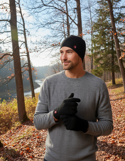 Alpaka Gefütterte Fingerhandschuhe UNI - 100% Alpaka