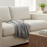 Nachhaltige Kuscheldecke KAMINFEUER mit 40% Alpaka