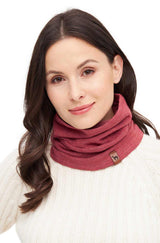 Loop-Schal ROYAL ALPACA SPORT mit 63% Royal Alpaka coral melange one-size