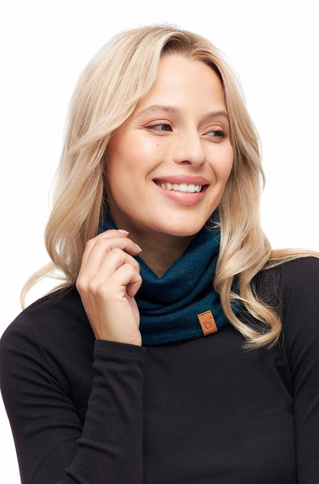 Loop-Schal ROYAL ALPACA SPORT mit 63% Royal Alpaka petrol one-size