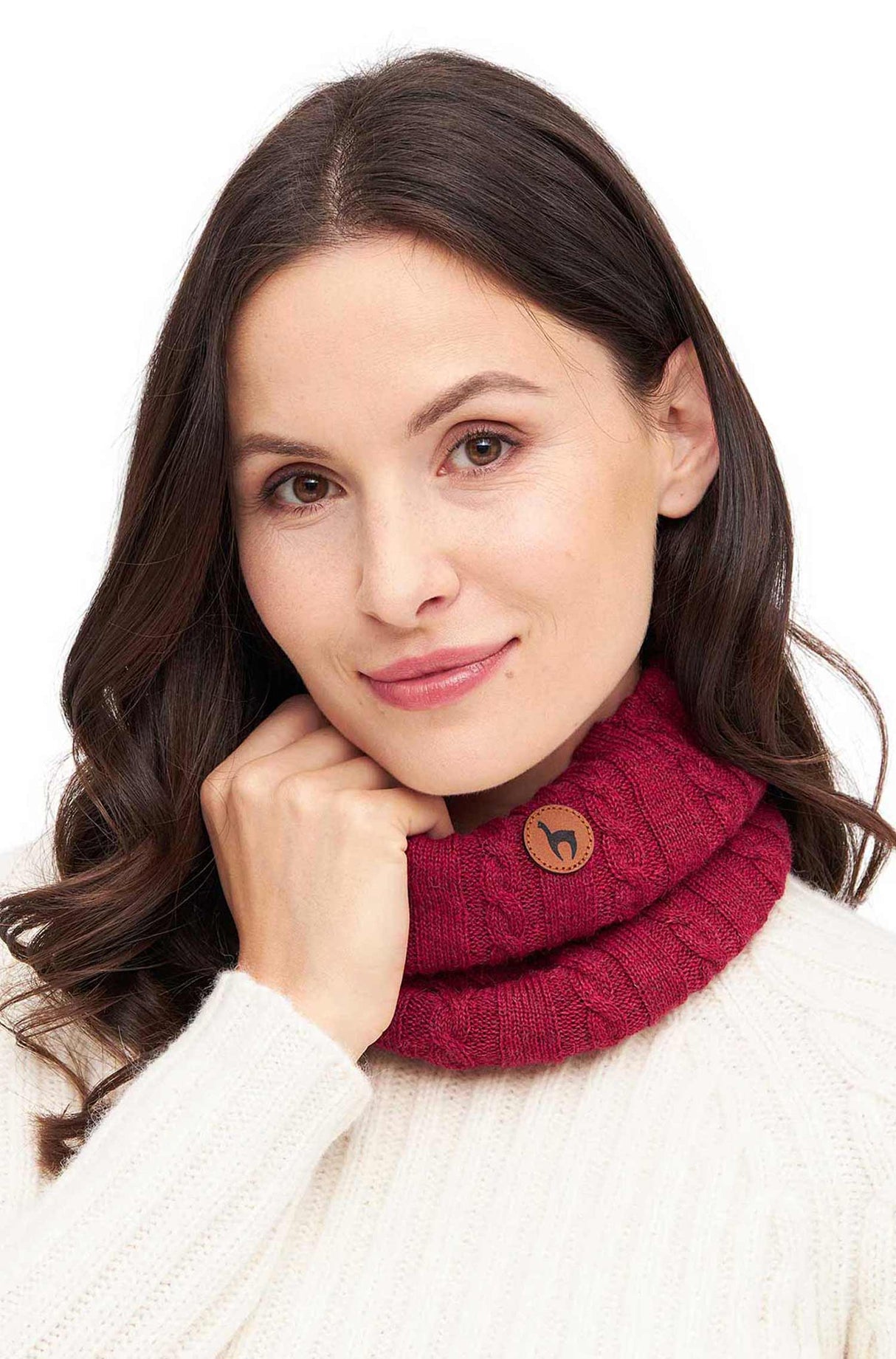 Alpaka Loop-Schal SUAVE aus 100% Alpaka