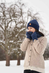 Alpaka Wendemütze SUAVE - 100% Alpaka