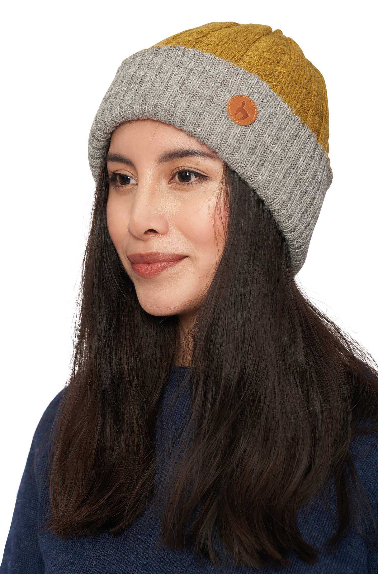 Alpaka Wendemütze SUAVE - 100% Alpaka