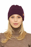 Alpaka Strick-Mütze BARK - 100% Alpaka