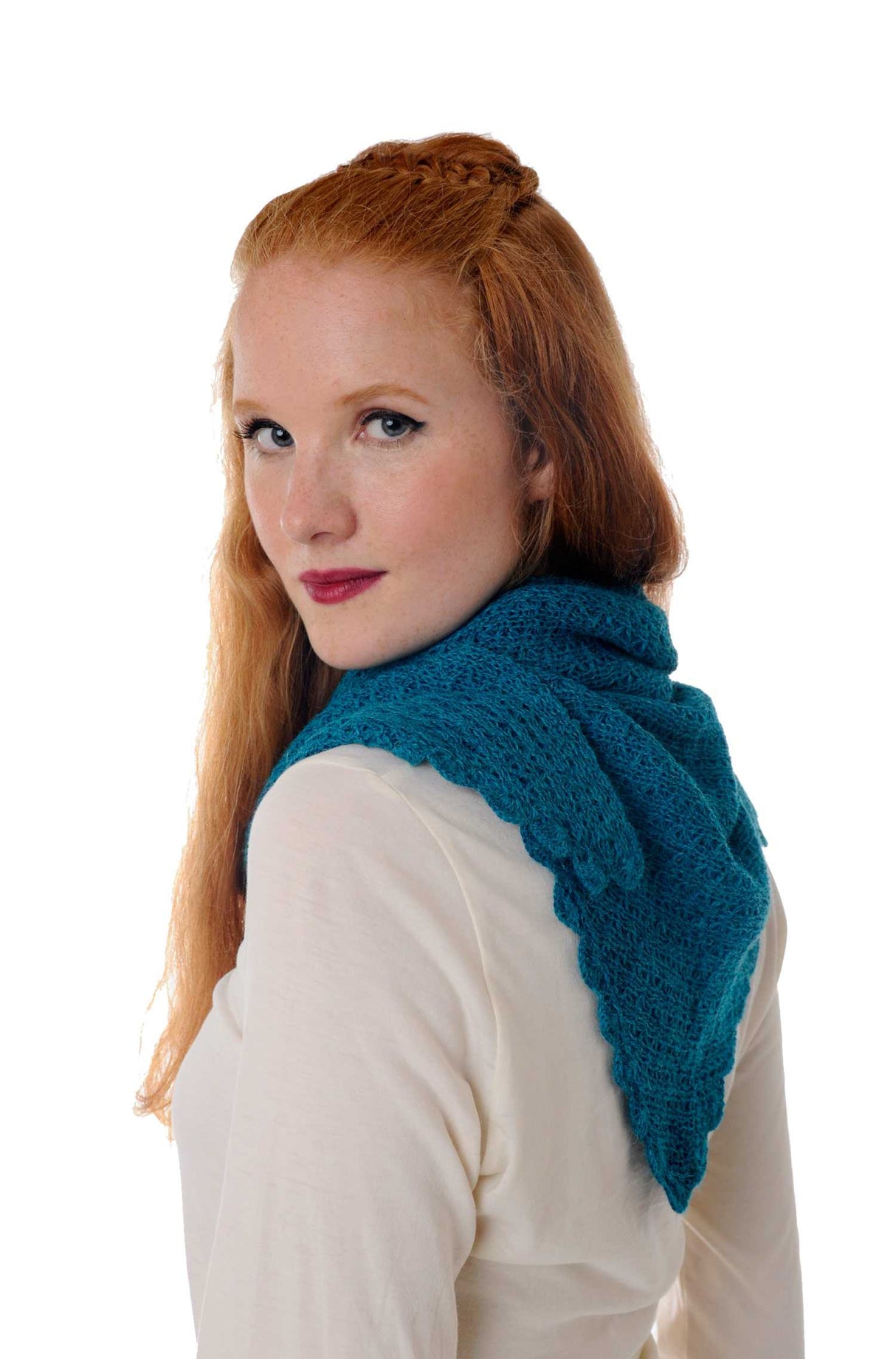 Schal Dreieck MARIPOSA aus 100% Alpaka