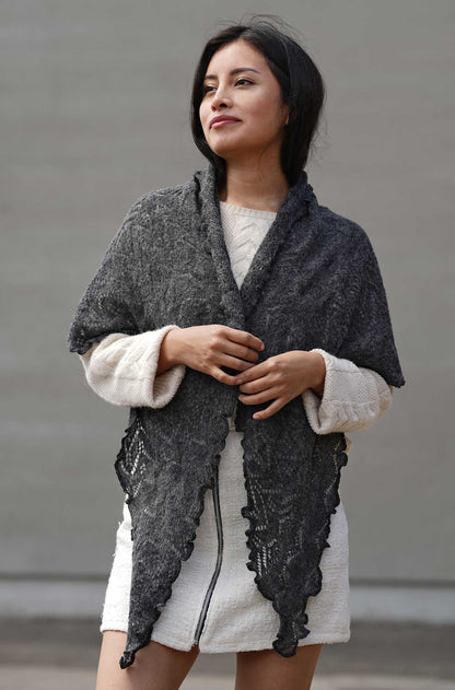 Alpaka Schal HADIA - 55% Alpaka & 26% Merino
