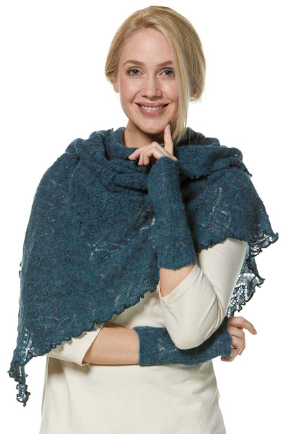Alpaka Schal HADIA - 55% Alpaka & 26% Merino