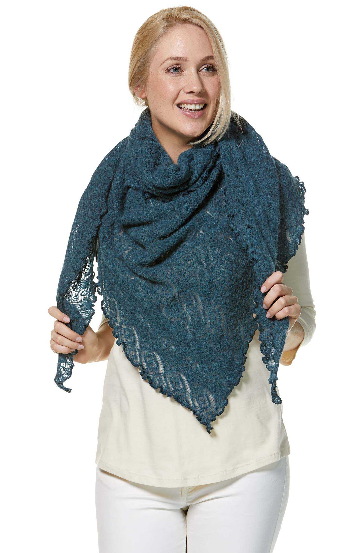 Alpaka Schal HADIA - 55% Alpaka & 26% Merino
