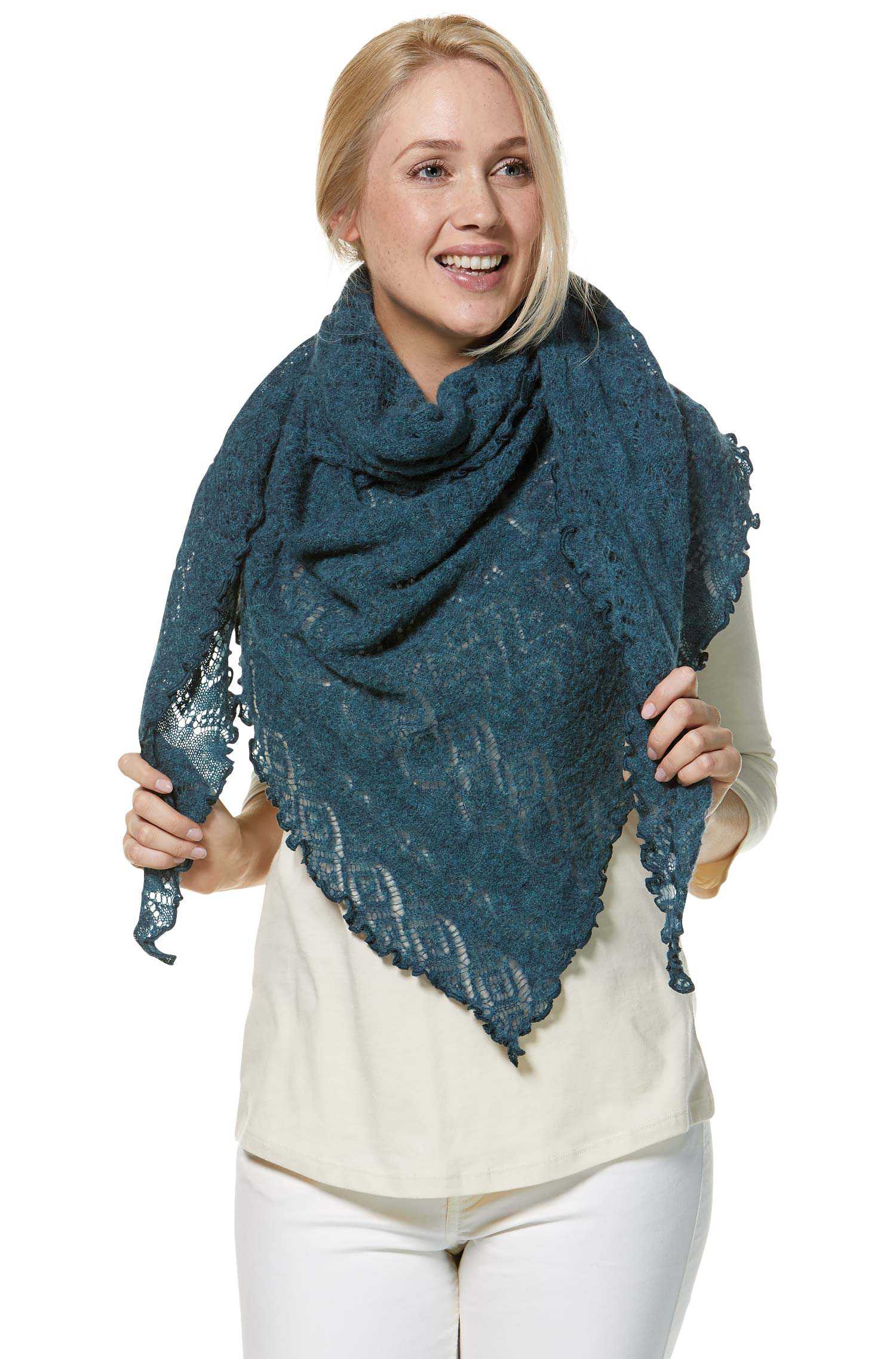 Alpaka Schal HADIA - 55% Alpaka & 26% Merino
