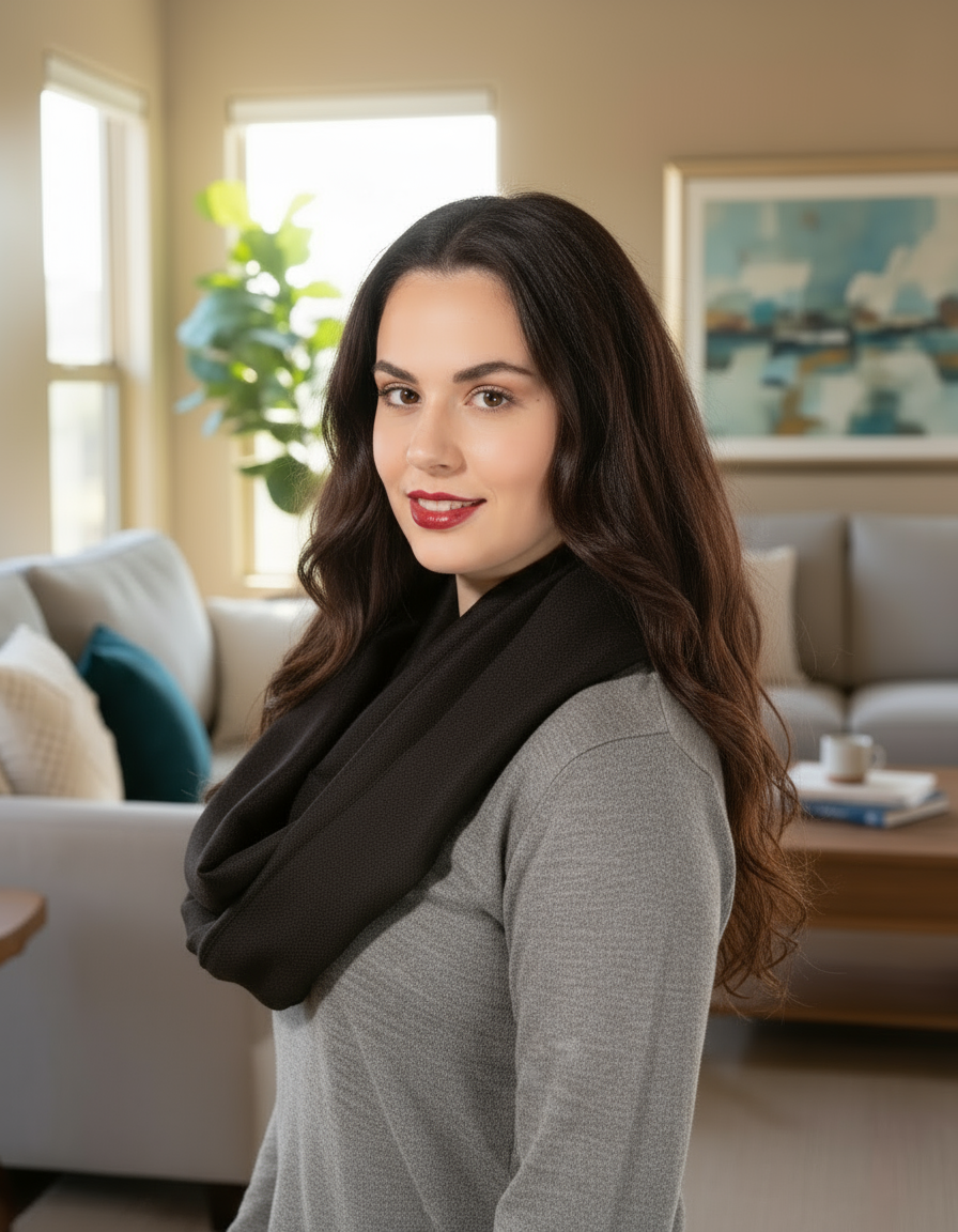 Alpaka Schal Uni aus 100% Alpaka - 17 Farben