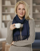 Alpaka Schal Uni aus 100% Alpaka - 17 Farben