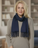 Alpaka Schal Uni aus 100% Alpaka - 17 Farben