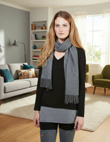 Alpaka Schal Uni aus 100% Alpaka - 17 Farben