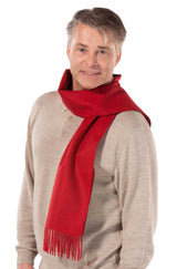 Alpaka Schal Uni aus 100% Alpaka
