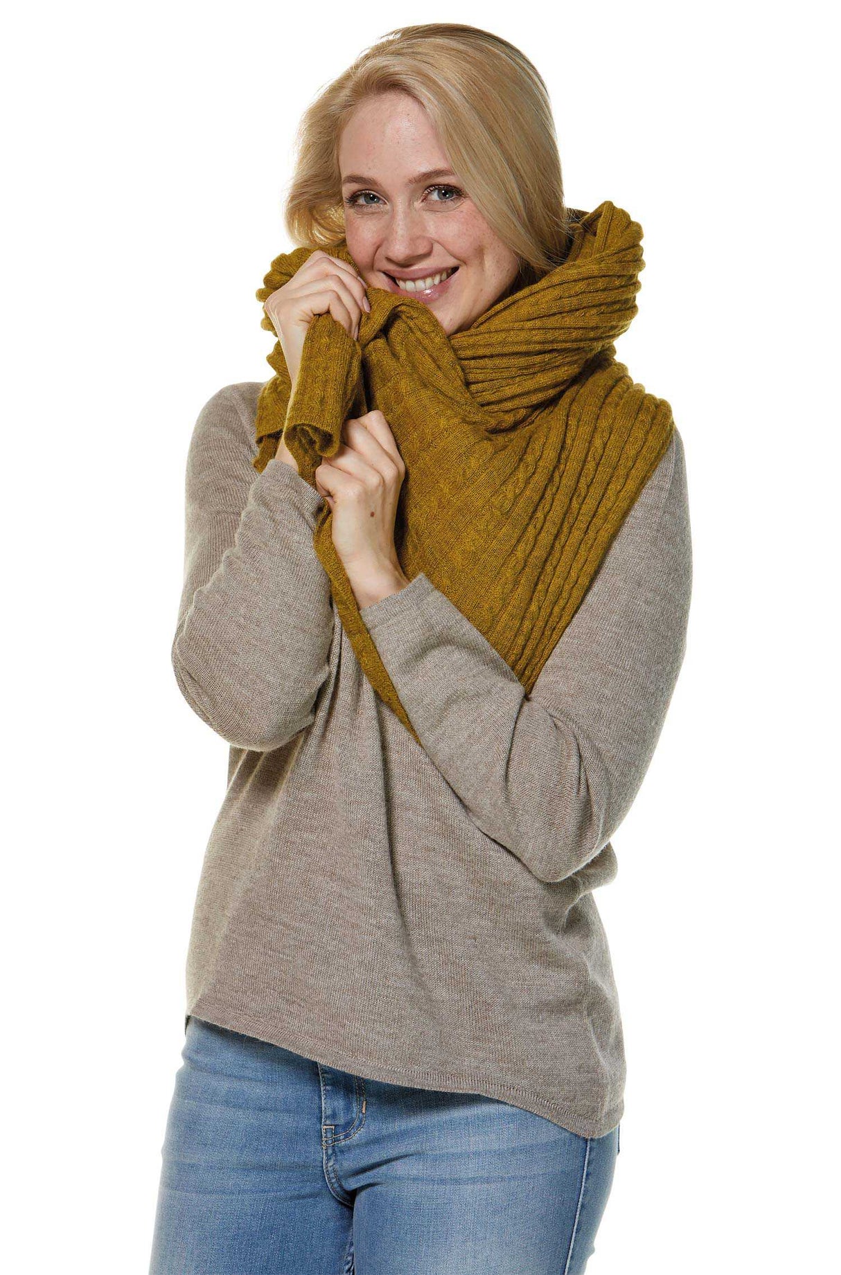 Schal/Reisedecke SUAVE aus 100% Alpaka