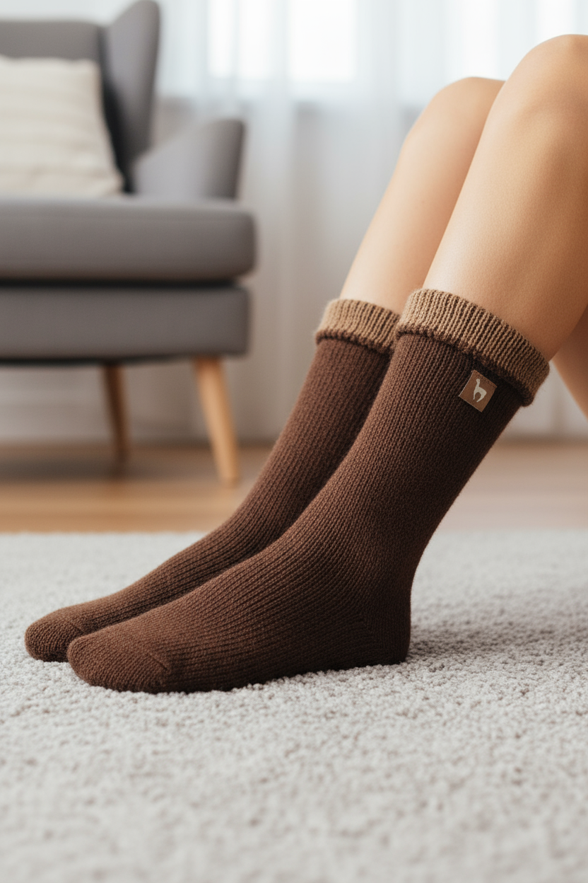 Alpaka WENDE-SOCKEN extra dick - 98% Alpaka