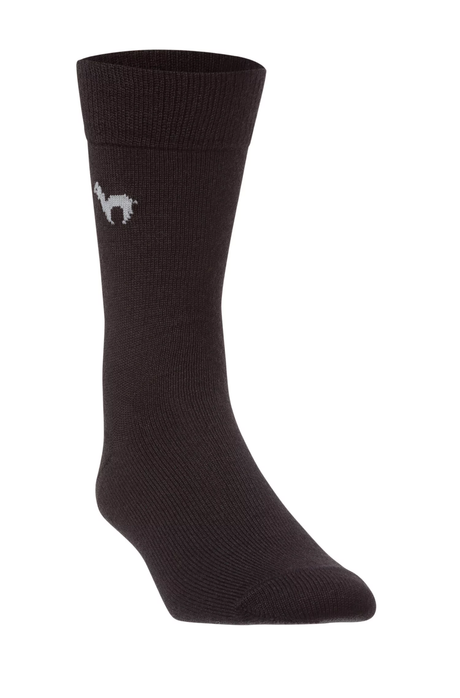 Socken BUSINESS CLASSIC - 52% Alpaka schwarz Einzelpaar