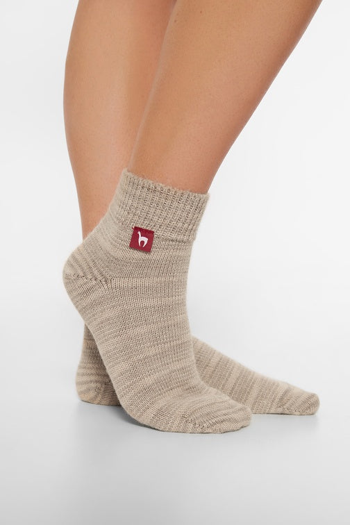 Socken FREIZEIT meliert - 52% Alpaka