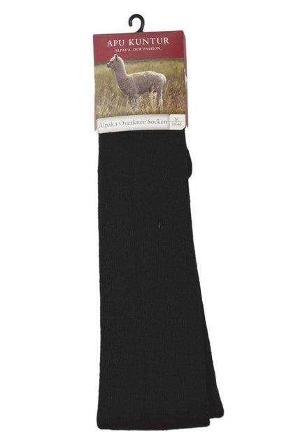 Alpaka Overknee-Strümpfe Socken - 52% Alpaka